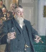 A Toast in the Idun Society, Anders Zorn
